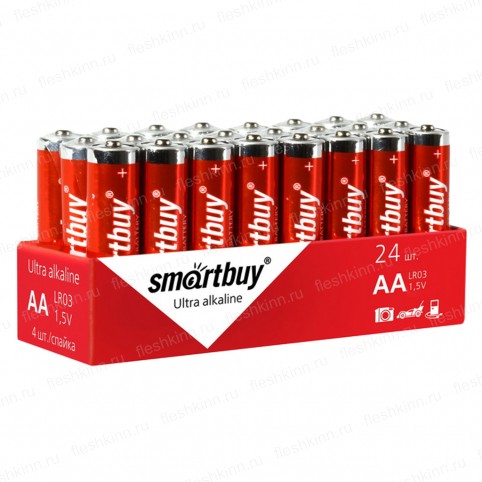 Батарейка SmartBuy AAA, LR03 SR4 (24)