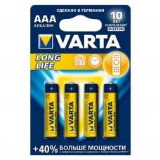 Батарейка Varta Longlife AAA, LR03 BP4 (40)