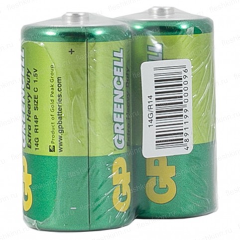 Батарейка GP Greencell C, R14 SR2 (24)