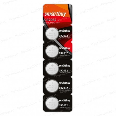 Батарейка SmartBuy CR2032 BP5 (100)