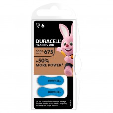 Батарейка Duracell DA675 BP6 (60)