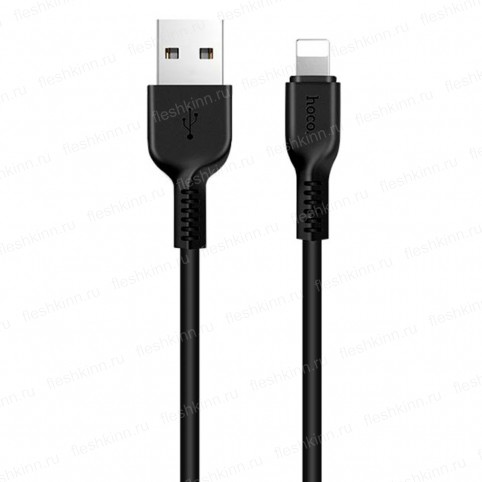 Кабель USB - 8pin Hoco X20 чёрный, 3м
