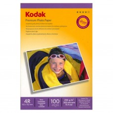 Фотобумага Kodak 4R (10,2x15,2 мм) глянцевая 230 гр. 100 листов