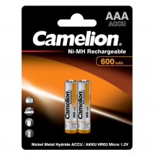 Аккумулятор Camelion AAA, HR03 600mAh Ni-Mh BP2 (24)