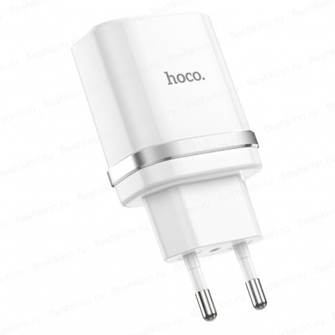 Зарядное устройство Hoco C12Q, белый (QC, 1xUSB, 3A)