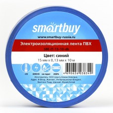 Изолента SmartBuy 0.13x15мм-10м SBE-IT-15-10db (10)