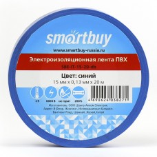 Изолента SmartBuy 0.13x15мм-20м SBE-IT-15-20db (10)