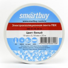 Изолента SmartBuy 0.18x19мм-20м SBE-IT-19-20w (10)