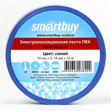 Изолента SmartBuy 0.18x19мм-20м SBE-IT-19-20db (10)