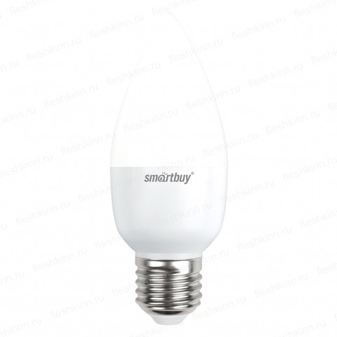 Светодиодная лампа (LED) SmartBuy C37 7W/6000/E27