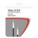 Кабель Jack 3.5мм - Jack 3.5мм Walker WCA-051 черный, 1м