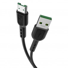 Кабель USB - microUSB Hoco X33 черный, 1м