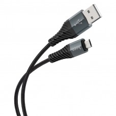 Кабель USB - microUSB Hoco X38 черный, 1м