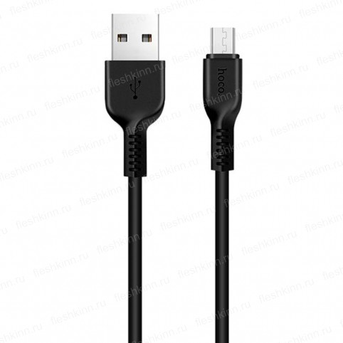 Кабель USB - microUSB Hoco X20 черный, 3м