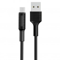 Кабель USB - microUSB Borofone BX1 EZSync черный, 1м