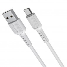 Кабель USB - microUSB Borofone BX16 Easy белый, 1м