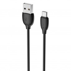 Кабель USB - microUSB Borofone BX19 Benefit черный, 1м