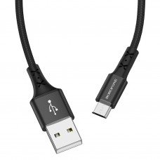 Кабель USB - microUSB Borofone BX20 Enjoy черный, 1м