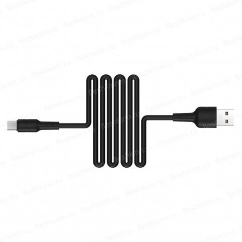 Кабель USB - microUSB Borofone BX30 Silicone черный, 1м