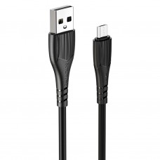 Кабель USB - microUSB Borofone BX37 Wieldy черный, 1м