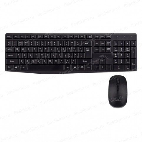 Комплект беспроводной клавиатура + мышь Perfeo Duet PF_A4499 (USB)