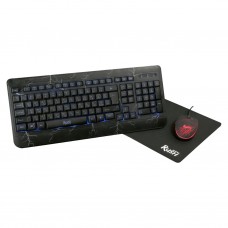 Комплект проводной клавиатура + мышь + коврик SmartBuy Rush Thunderstorm SBC-715714G-K (USB)