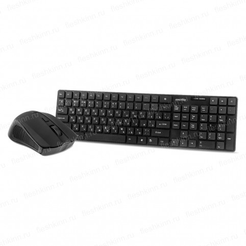 Комплект беспроводной клавиатура + мышь SmartBuy ONE SBC-229352AG-K (USB)