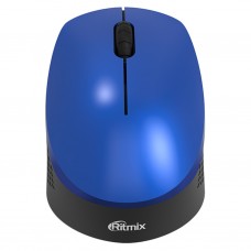 Мышь беспроводная Ritmix RMW-502, черный/синий (USB)
