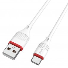 Кабель USB - Type-C Borofone BX17 Enjoy белый, 1м