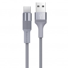 Кабель USB - Type-C Borofone BX21 Outstanding серый, 1м