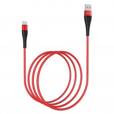 Кабель USB - Type-C Borofone BX32 Munificent красный, 1м