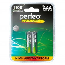 Аккумулятор Perfeo AAA, HR03 1100mAh Ni-Mh BP2 пластик