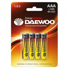 Батарейка Daewoo AAA, LR03 BP4 (40)