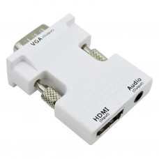 Адаптер HDMI(F) - VGA(M) + Jack3.5мм(F) NoName A507W