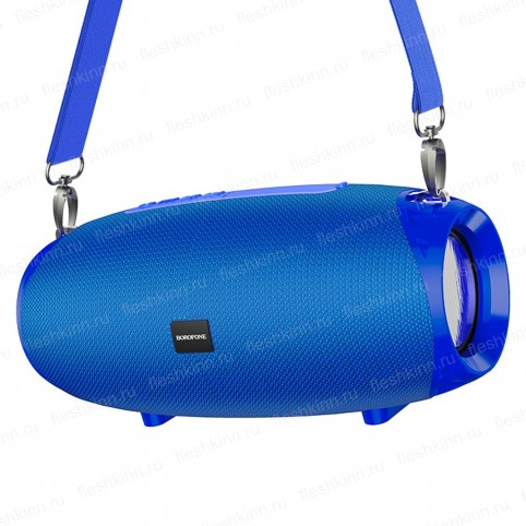 Аудиосистема портативная Borofone BR12 Amplio, синий (BT, FM, MP3, AUX) 10Вт