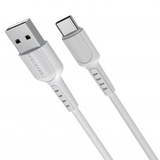 Кабель USB - Type-C Borofone BX16 Easy белый, 1м