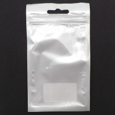 Zip пакет белый 80x140мм