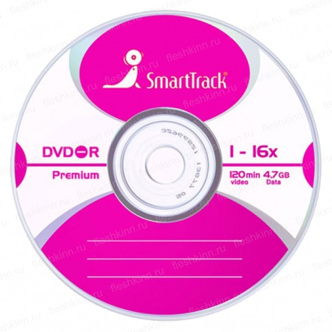 Диск DVD-R SmartTrack 4.7GB 16x конверт1