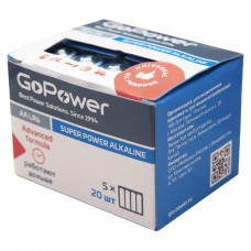 Батарейка GoPower AA, LR06 SR4 (20)