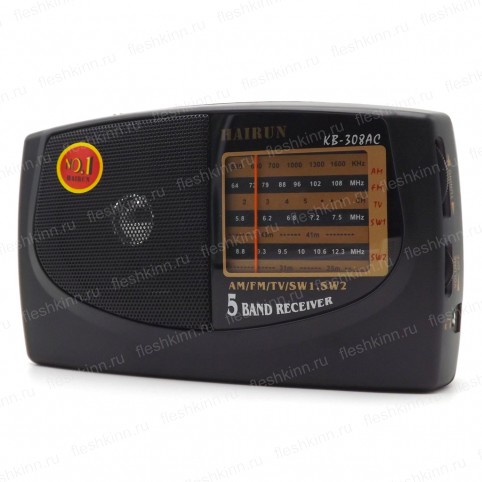 Радиоприёмник Hairun KB308AC (AM/FM/TV/SW1/SW2)