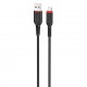 Кабель USB - microUSB Hoco X59 чёрный, 1м
