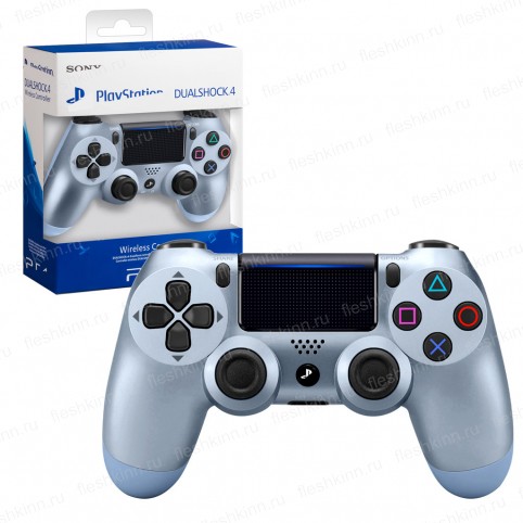 Геймпад беспроводной PS 4 G2, стальной синий, коробка (PS4)