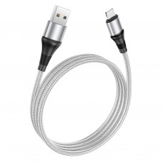 Кабель USB - 8pin Hoco X50 серый, 1м
