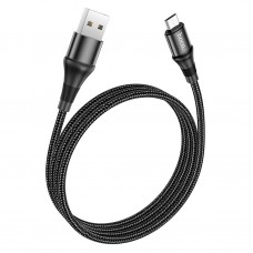 Кабель USB - microUSB Hoco X50 чёрный, 1м
