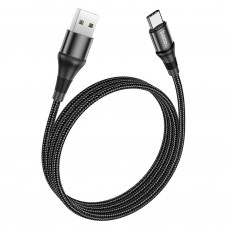 Кабель USB - Type-C Hoco X50 чёрный, 1м