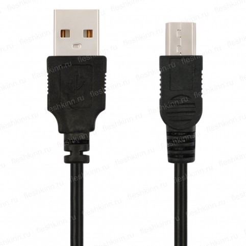 Кабель USB - miniUSB Vixion J3 чёрный, 1м