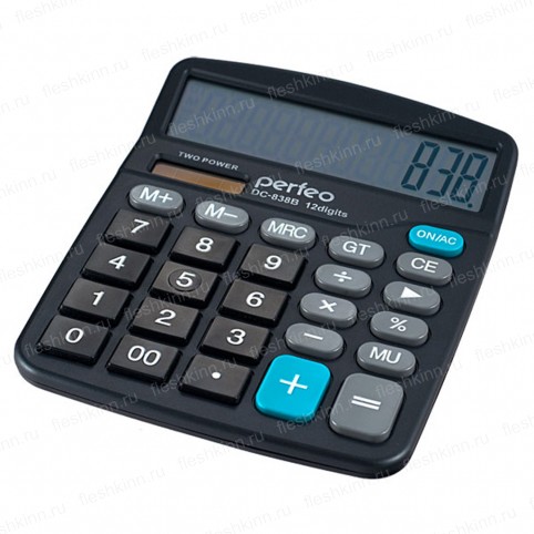 Калькулятор Perfeo PF_3288, чёрный