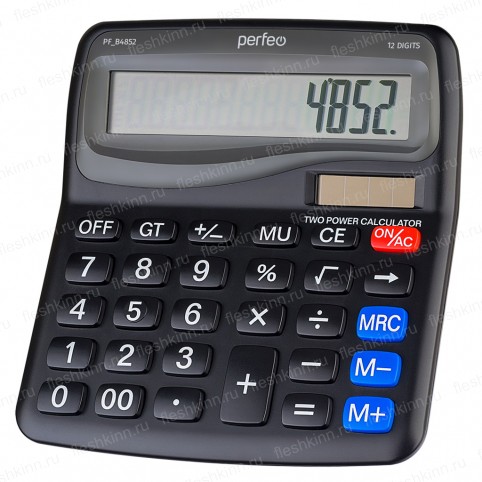 Калькулятор Perfeo PF_B4852, чёрный