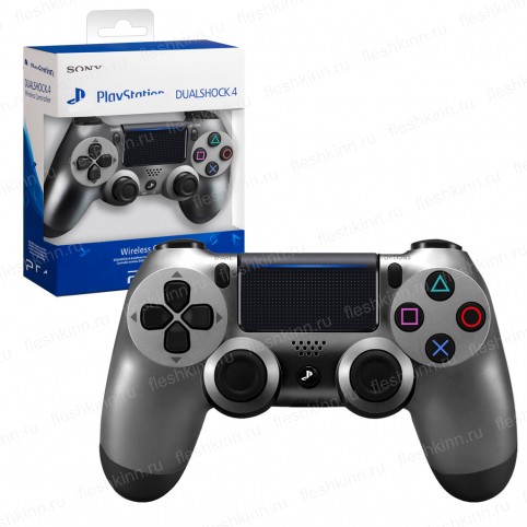 Геймпад беспроводной PS 4 G2, стальной серый, коробка (PS4)