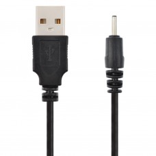 Кабель USB A(M) - DC 2.0x0.7mm(M) Vixion J2 чёрный, 1м